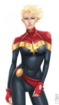 Captain Marvel Animated iPhone X Wallpaper HD