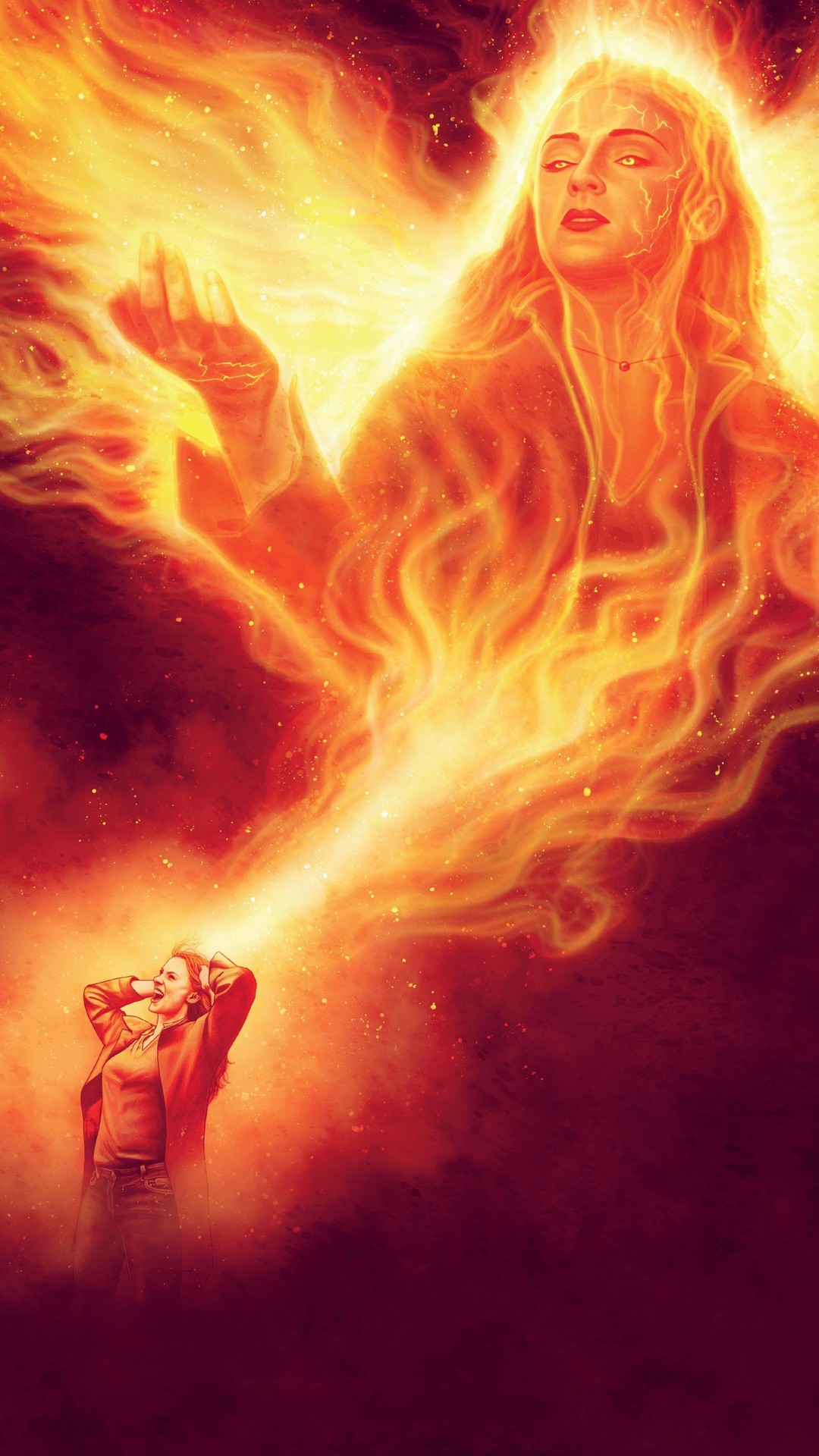 Dark Phoenix 2019 iPhone X Wallpaper HD with high-resolution 1080x1920 pixel. Download all Mobile Wallpapers and Use them as wallpapers for your iPhone, Tablet, iPad, Android and other mobile devices
