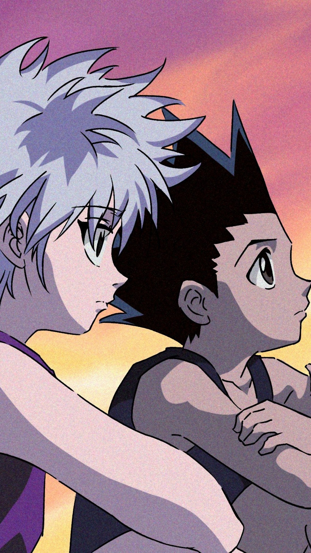 Gon And Killua iPhone X Wallpaper HD with high-resolution 1080x1920 pixel. Download all Mobile Wallpapers and Use them as wallpapers for your iPhone, Tablet, iPad, Android and other mobile devices