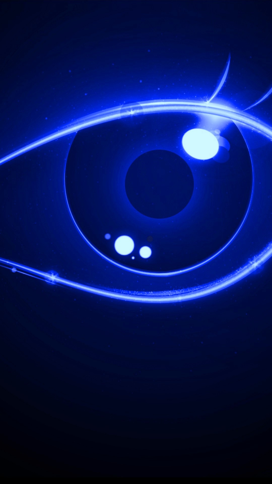 IPhone Blue Neon Wallpaper