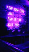 Neon Purple Phone Wallpaper